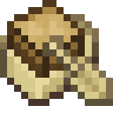 Birch Boat with Gold Chest