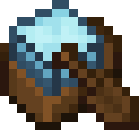 Dark Oak Boat with Diamond Chest