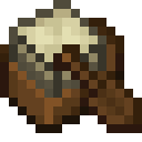 Dark Oak Boat with Electrum Chest