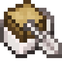 Pale Oak Boat with Gold Chest